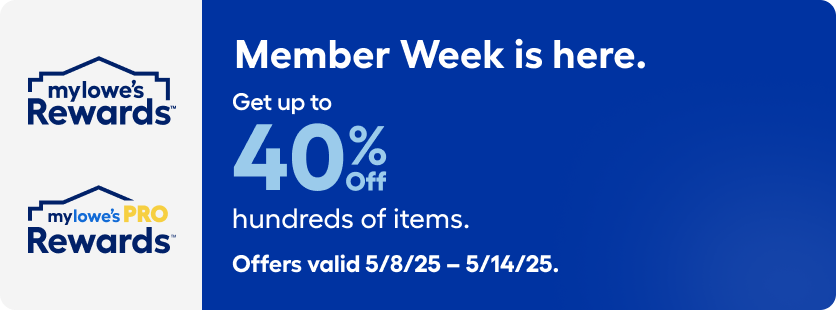 Member Week is here. Get up to 40% off hundreds of items. Offers valid 5/8/25 to 5/14/25. Shop now.