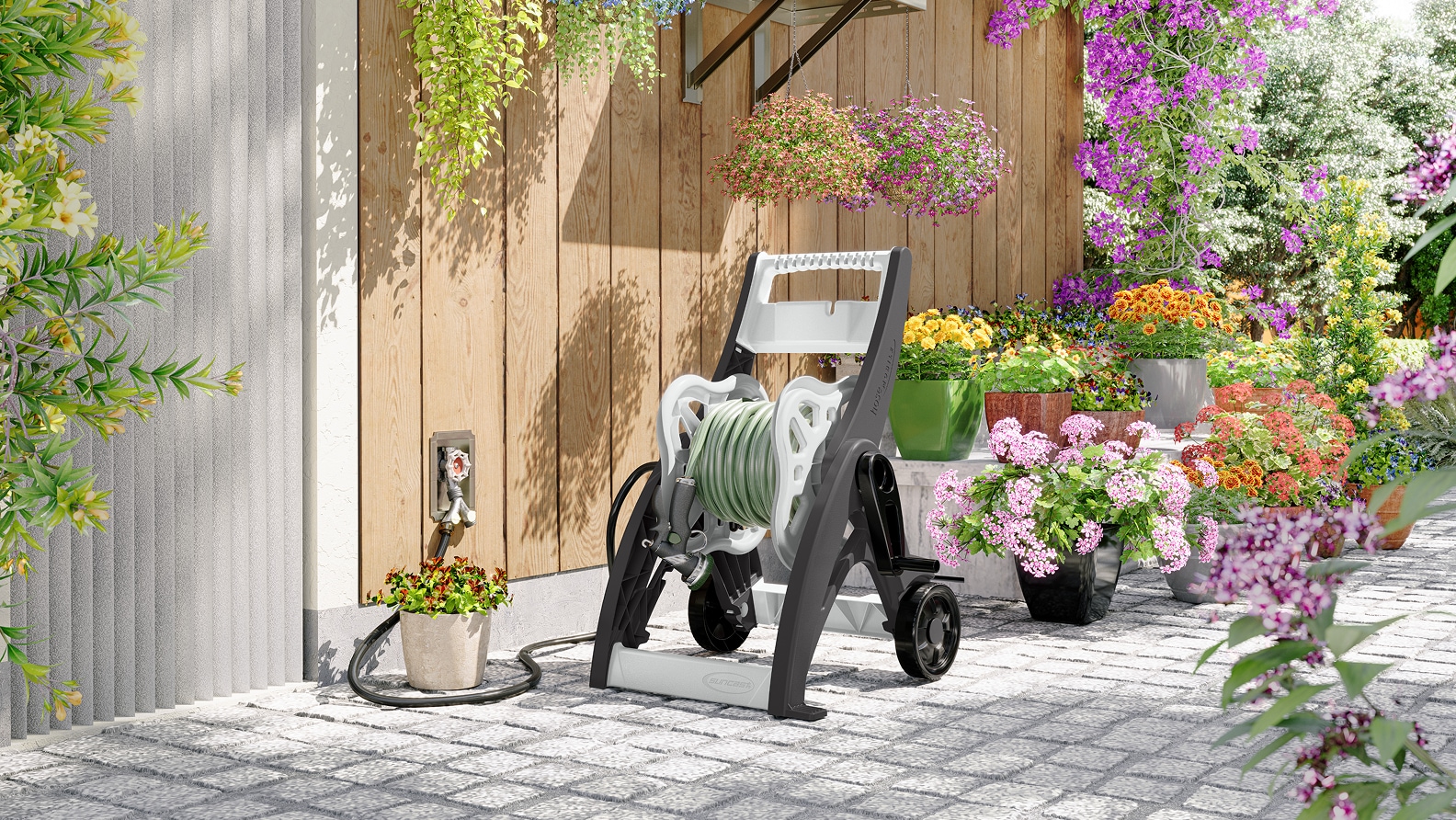 Amazon.com : Solution4Patio Long Black Garden Hose 3/4 in. x