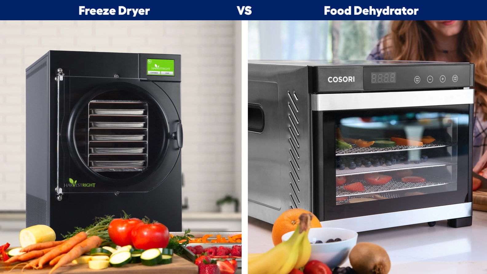 Freeze Dryer vs Dehydrator: Which is Better for You?