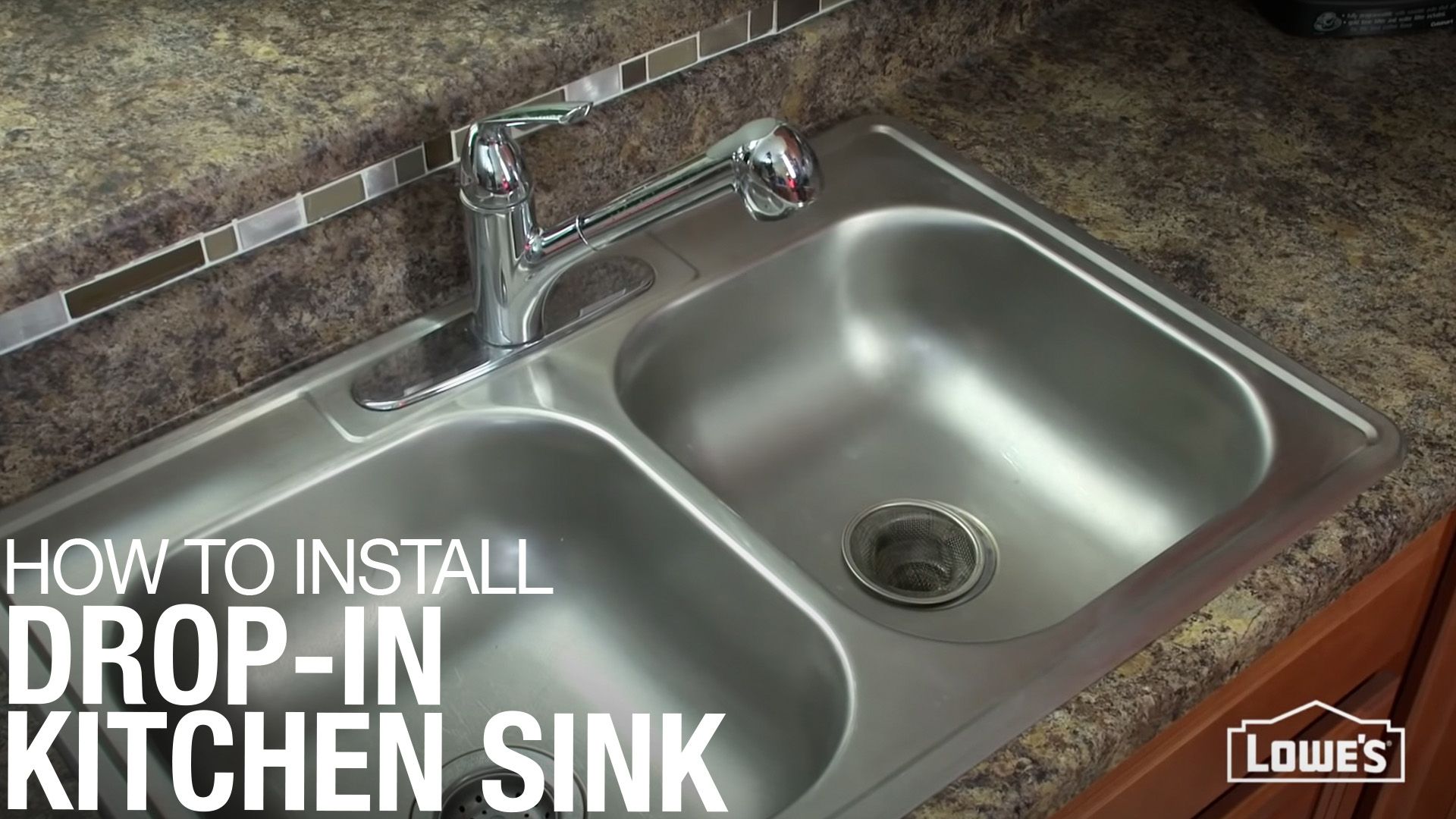 How to Install a DropIn Kitchen Sink Lowe's