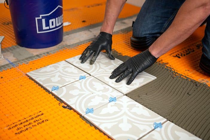 How To Lay Tile Diy Floor