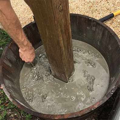 How to Make Planter Posts for String Lights