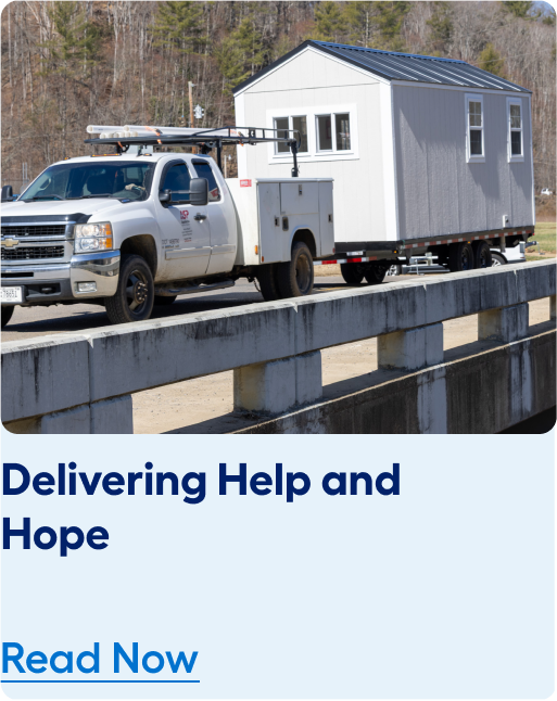 Read about how we’re delivering help and hope.