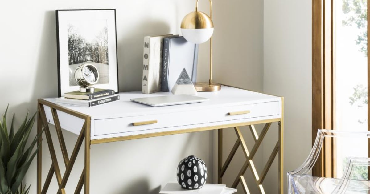Home Furniture Lowe S, Youth White Desk With Hutchinson