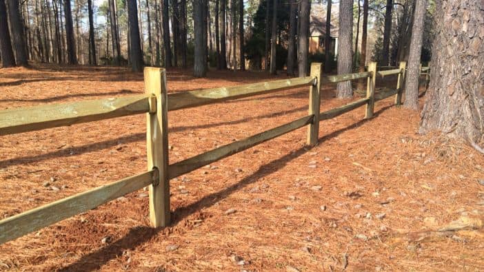 Wood Ranch Rail Fence, Rail Fencing Materials