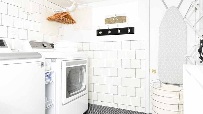 Family Friendly Laundry Room, DIY