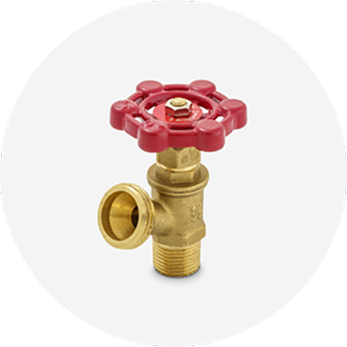 A boiler drain valve.