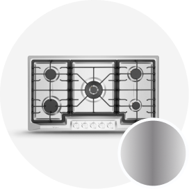 Cooktops Appliance Color/Finish Stainless steel