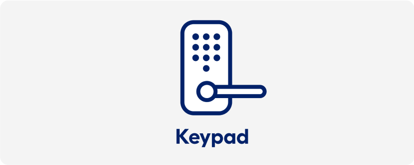 Door lock keypad icon.