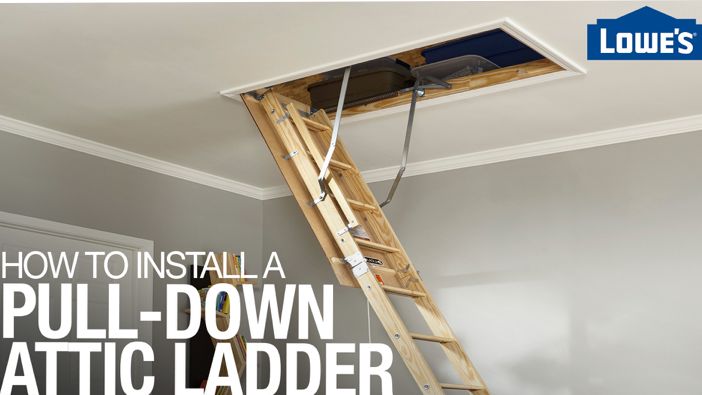 How To Install Pull Down Attic Stairs