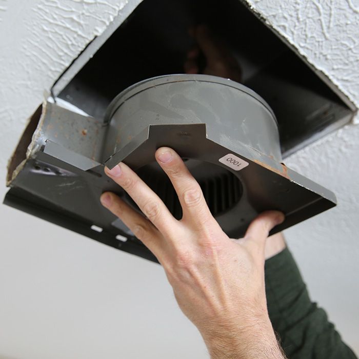 How To Install A Bathroom Exhaust Fan Lowe S - Replacing Old Bathroom Exhaust Fan With Light
