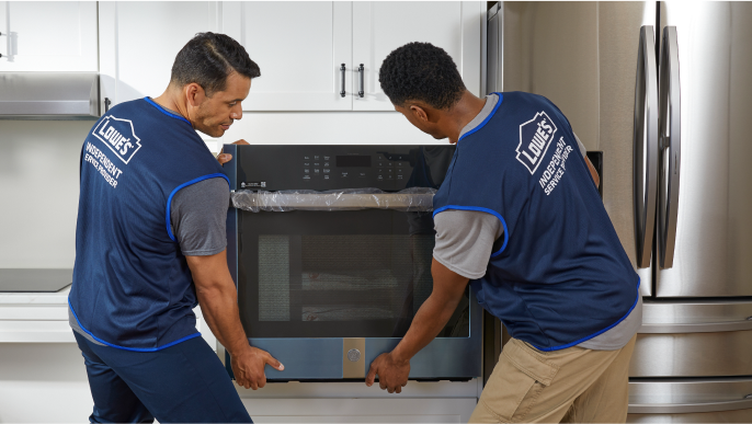 lowes refrigerator install