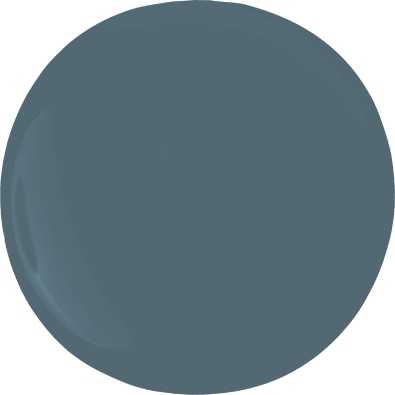 A blue paint swatch.
