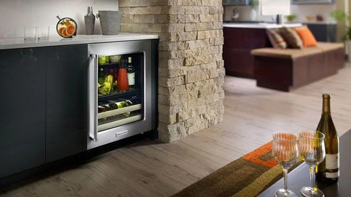 wine cooler mini fridge