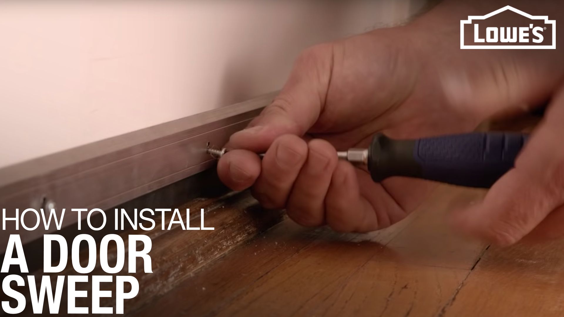 How to Install a Door Sweep Lowe's