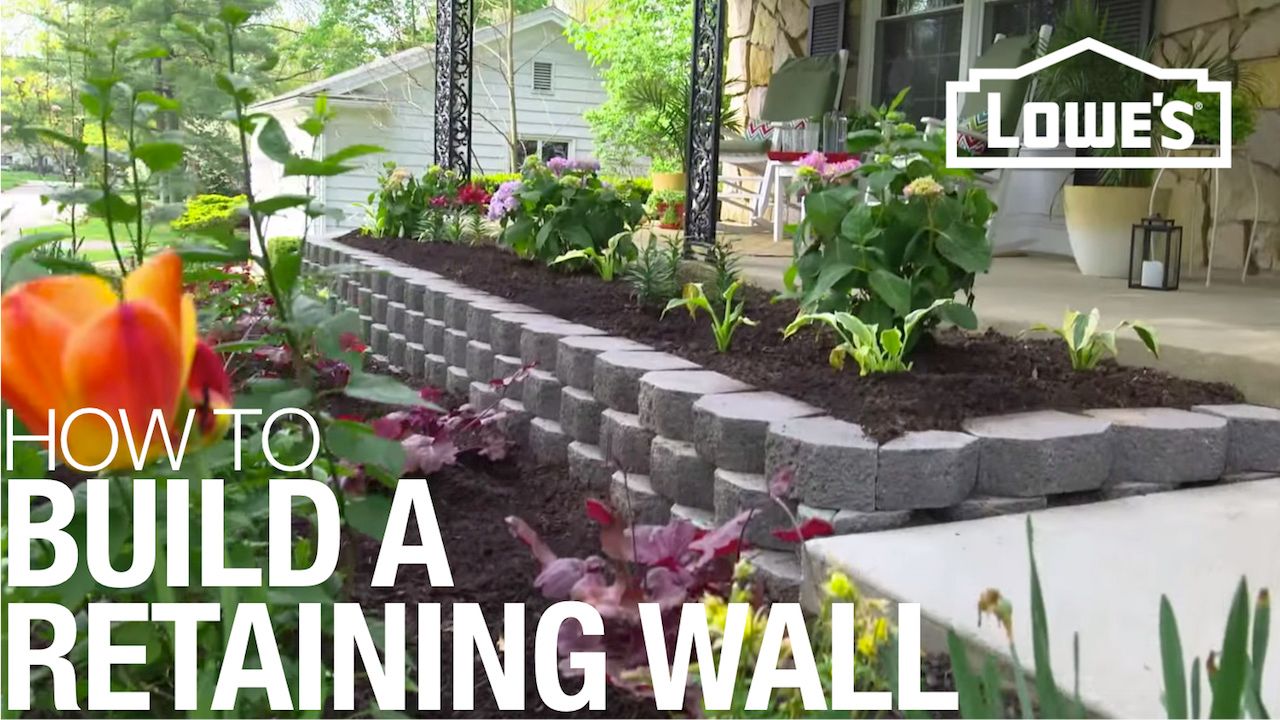 How to Build a Block Retaining Wall