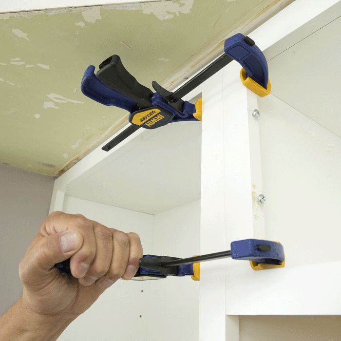 How To Install Kitchen Wall Cabinets, How To Bolt Kitchen Cabinets Together