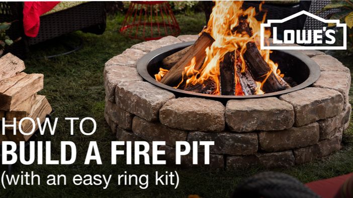 How To Build A Fire Pit Ring, How Many Bricks For A 36 Fire Pit