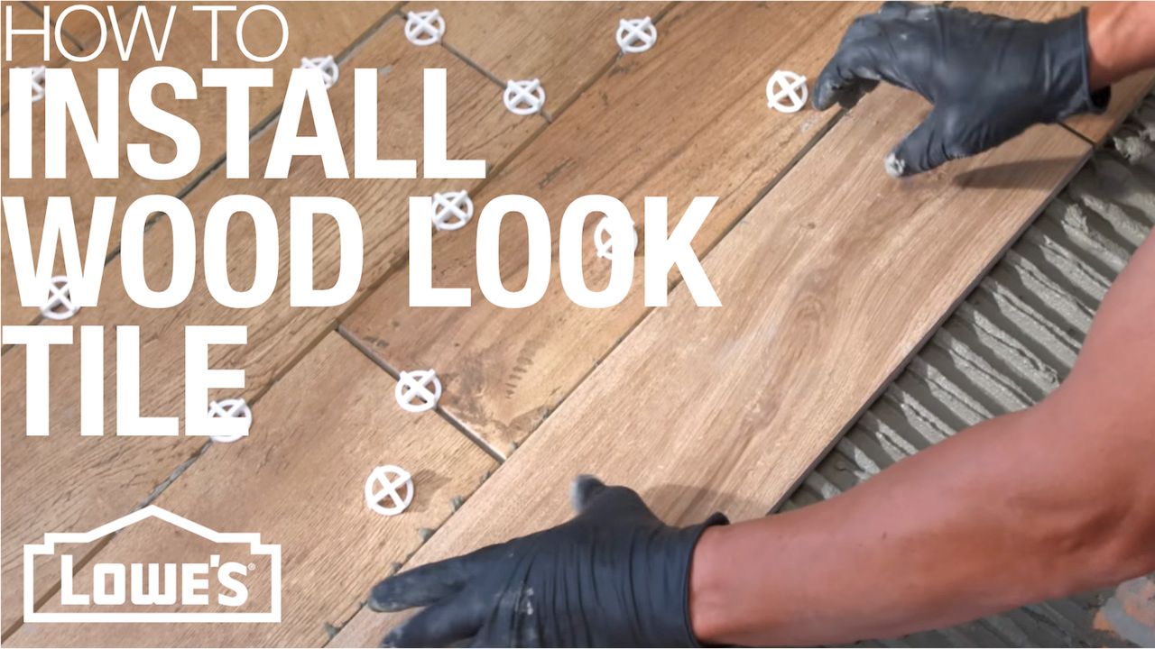 How To Install Wood Look Floor Tile