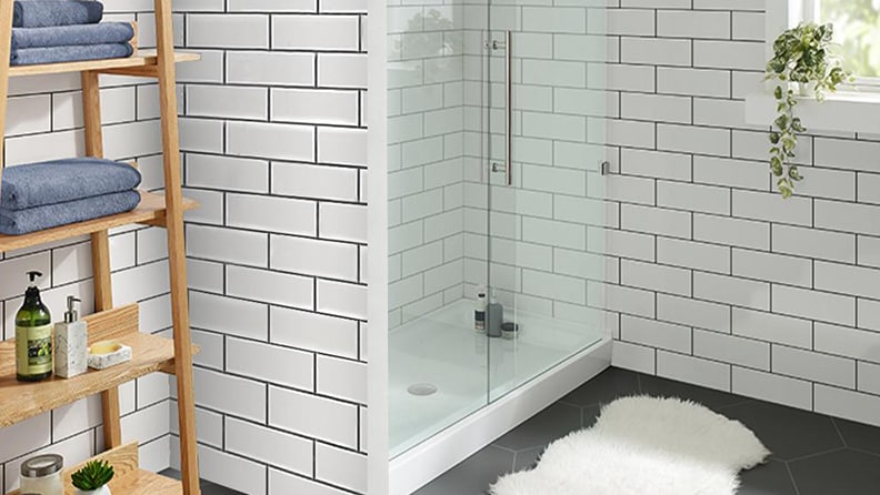 Bath Bliss Black Aluminum 3.99-Shelf Bathtub Caddy 5.91-in x 101-in in the  Bathtub & Shower Caddies department at
