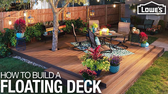 Planning a Floating Deck