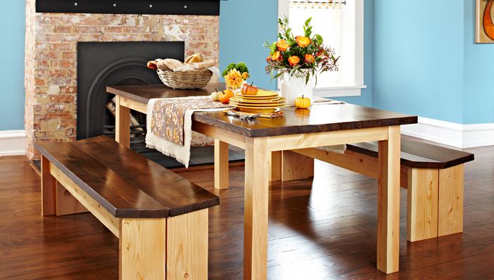 How To Make A Diy Dining Table Set Lowe S, How To Make A Wooden Dining Room Table