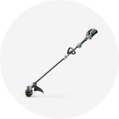An EGO cordless string trimmer.