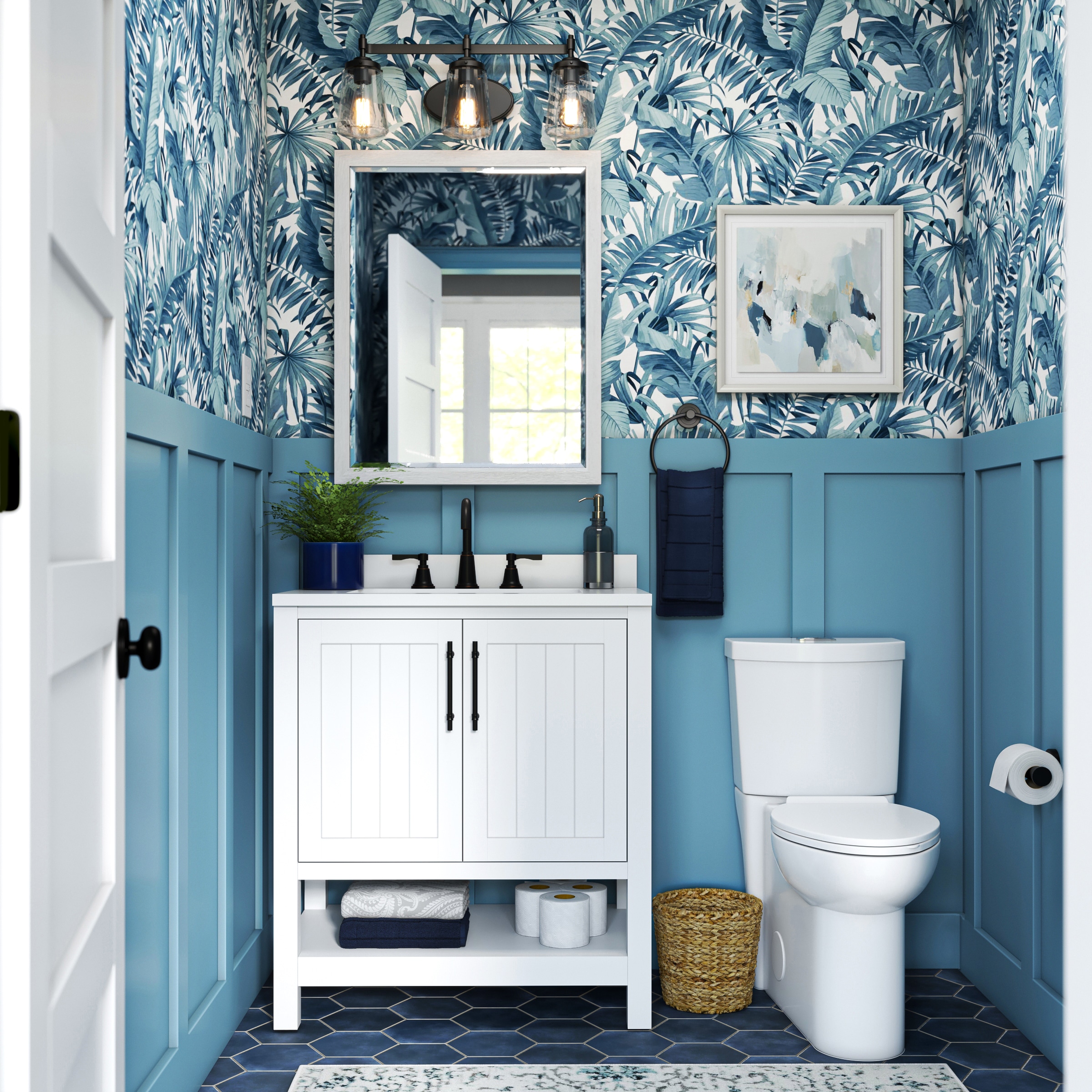 allen + roth  Townley Oil Rubbed Bronze Bathroom Collection