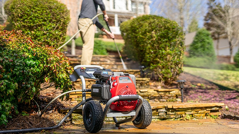 Battery powered discount power washer lowes