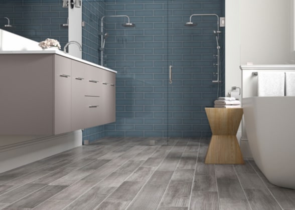 Tile Accessories, Gray Floor Tile Bathroom