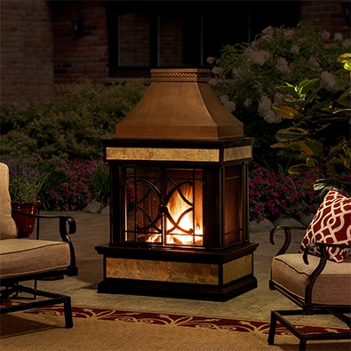Details about   21'' Burning Fire Pit Outdoor Heater Warm Backyard Patio Stove Fireplace 