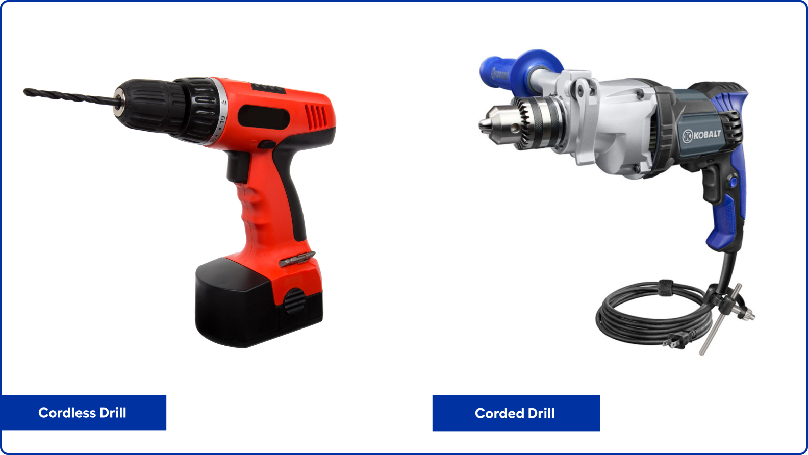 Cordless Drill Vs Corded Drill