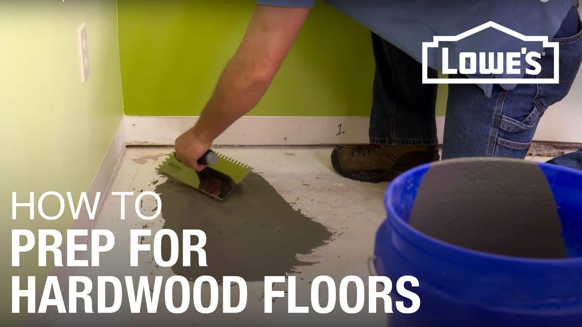 How To Prep A Subfloor Lowe S