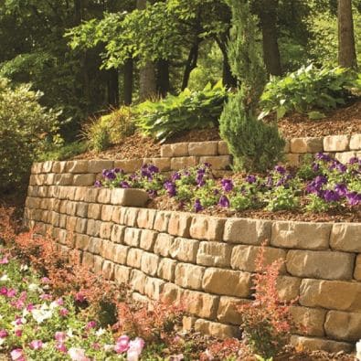 How To Build A Block Retaining Wall, Plastic Landscape Blocks