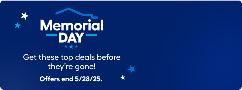 Get top deals before they’re gone. Offers end 5/28/25. Shop now.