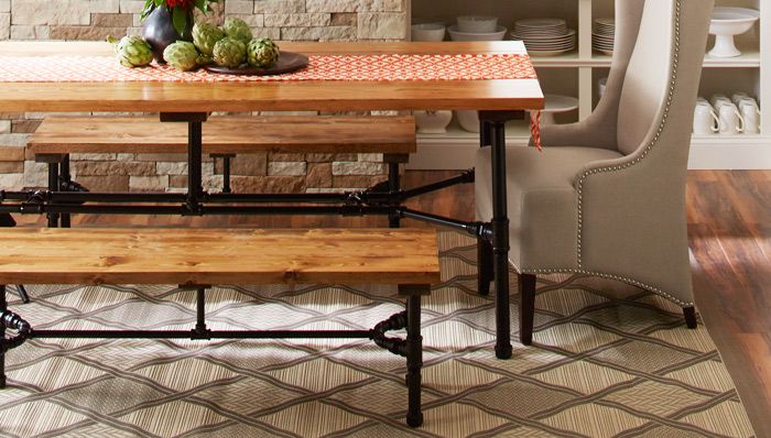 Pipe Frame Harvest Table, Diy Iron Pipe Kitchen Island