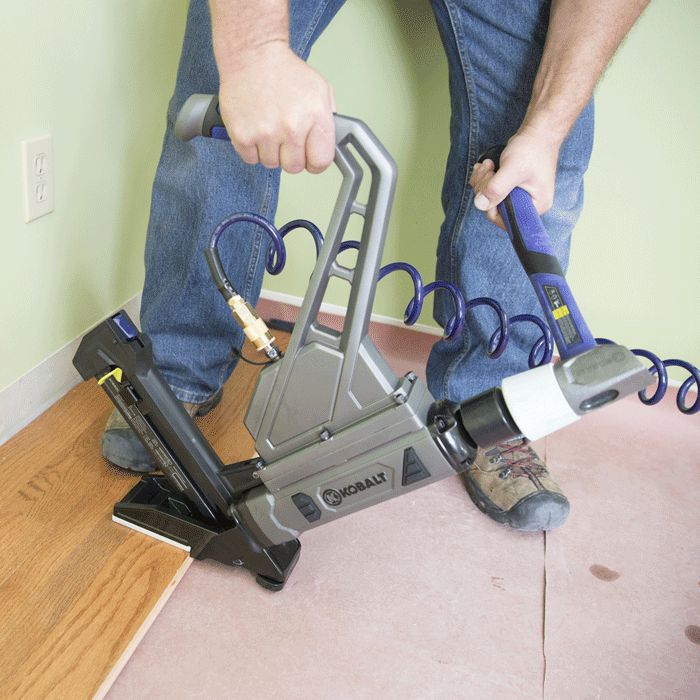 Which side do you nail hardwood clearance flooring