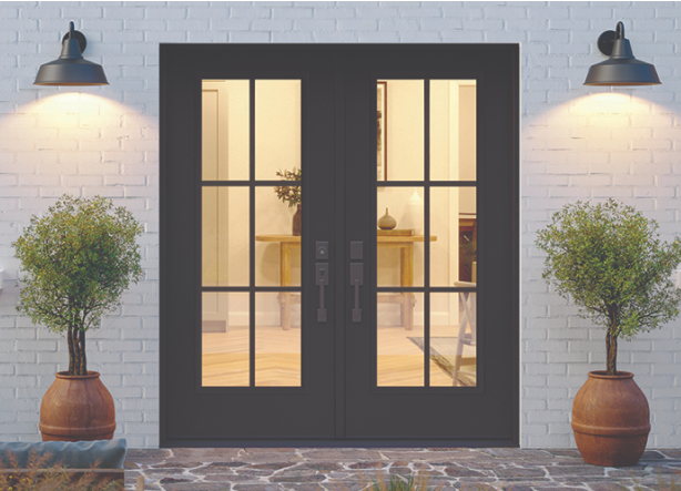 French door with dog door lowes new arrivals