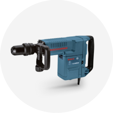 A Bosch demolition hammer.