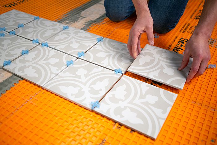 How To Lay Tile Diy Floor, How To Start Laying Tile Floor