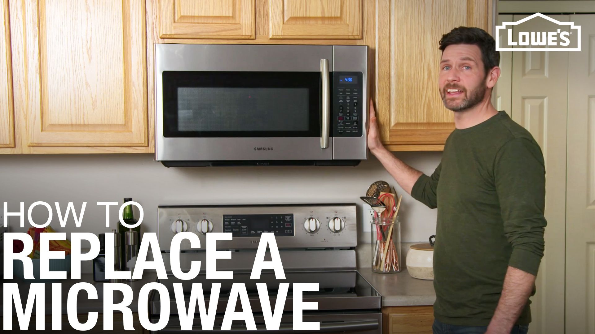 How to Replace an OvertheRange Microwave Lowe’s