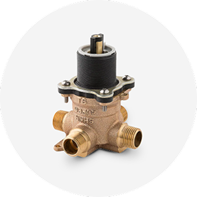 A tub and shower valve.