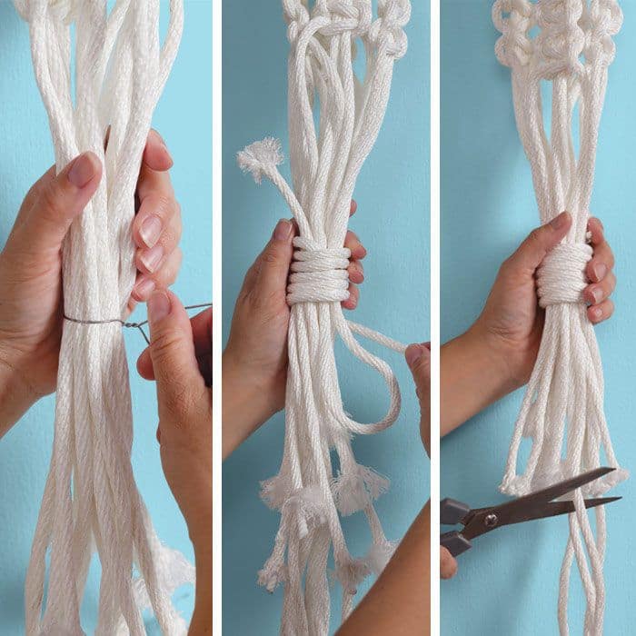 How to DIY an Easy Macrame Plant Hanger