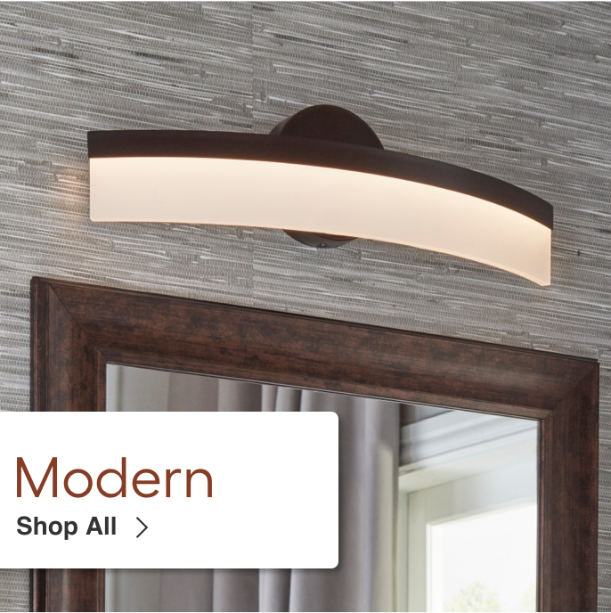 4-Light Wall Sconce Bathroom Vanity Light Fixtures w/ Glass Shades Modern Design 
