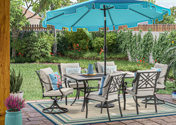 Patio Furniture Sets At Com, Two Person Patio Set With Umbrella
