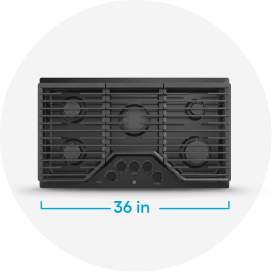Cooktops Common Cooktop Size 36 inch