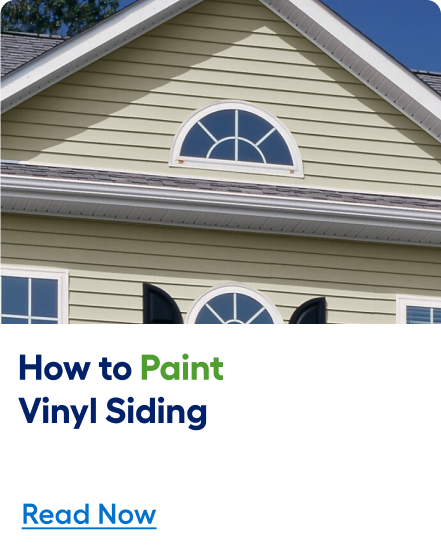 How to paint vinyl siding. Read now. 	
