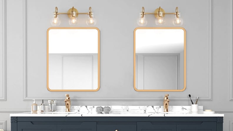 Vanity Lighting Ing Guide Lowe S, How To Measure For Bathroom Vanity Light
