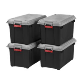 Gray Stacking Basket Xowine Set of 3 Kitchen Storage Plastic Stackable Storage Baskets 