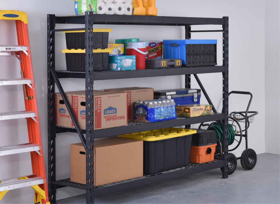 Storage Organization, Storage Shelves With Totes